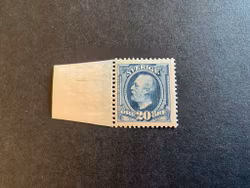 Oscar II facit 56 a , ultramarinaktigt blå, postfriskt märke