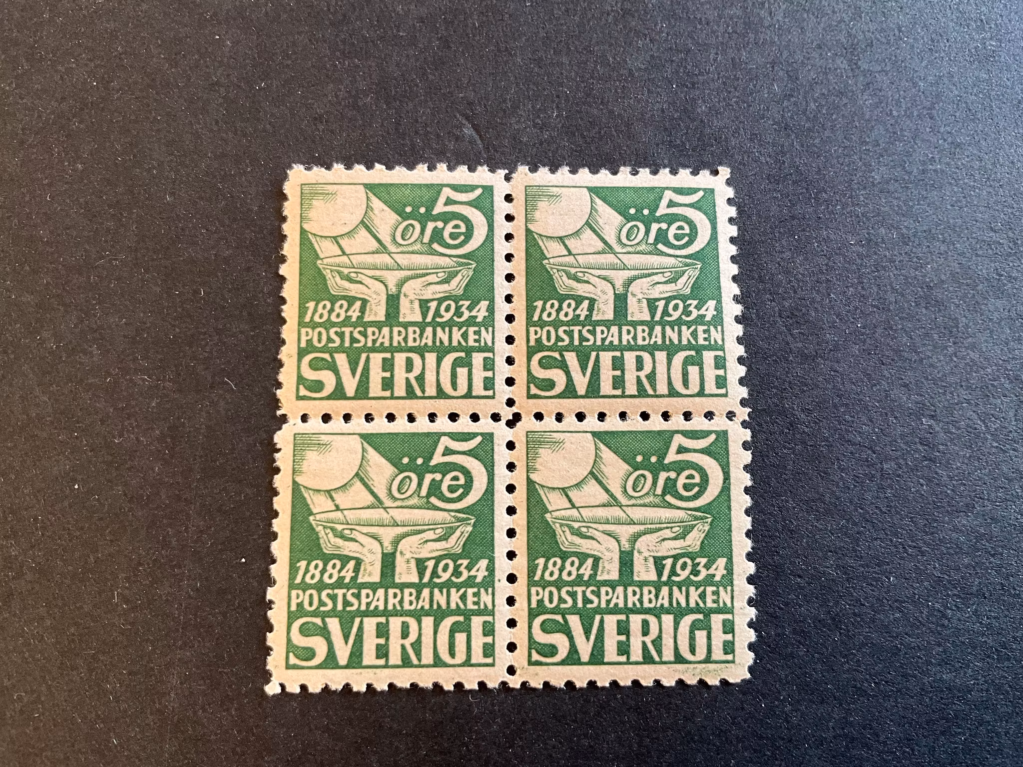 Postsparbanken facit 238 C postfriskt 4-block