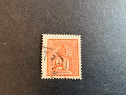 Liggande lejon facit 16 stämplat mårke