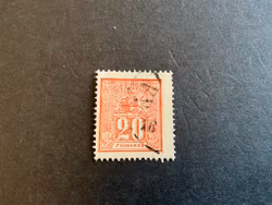 Liggande lejon facit 16 stämplat märke