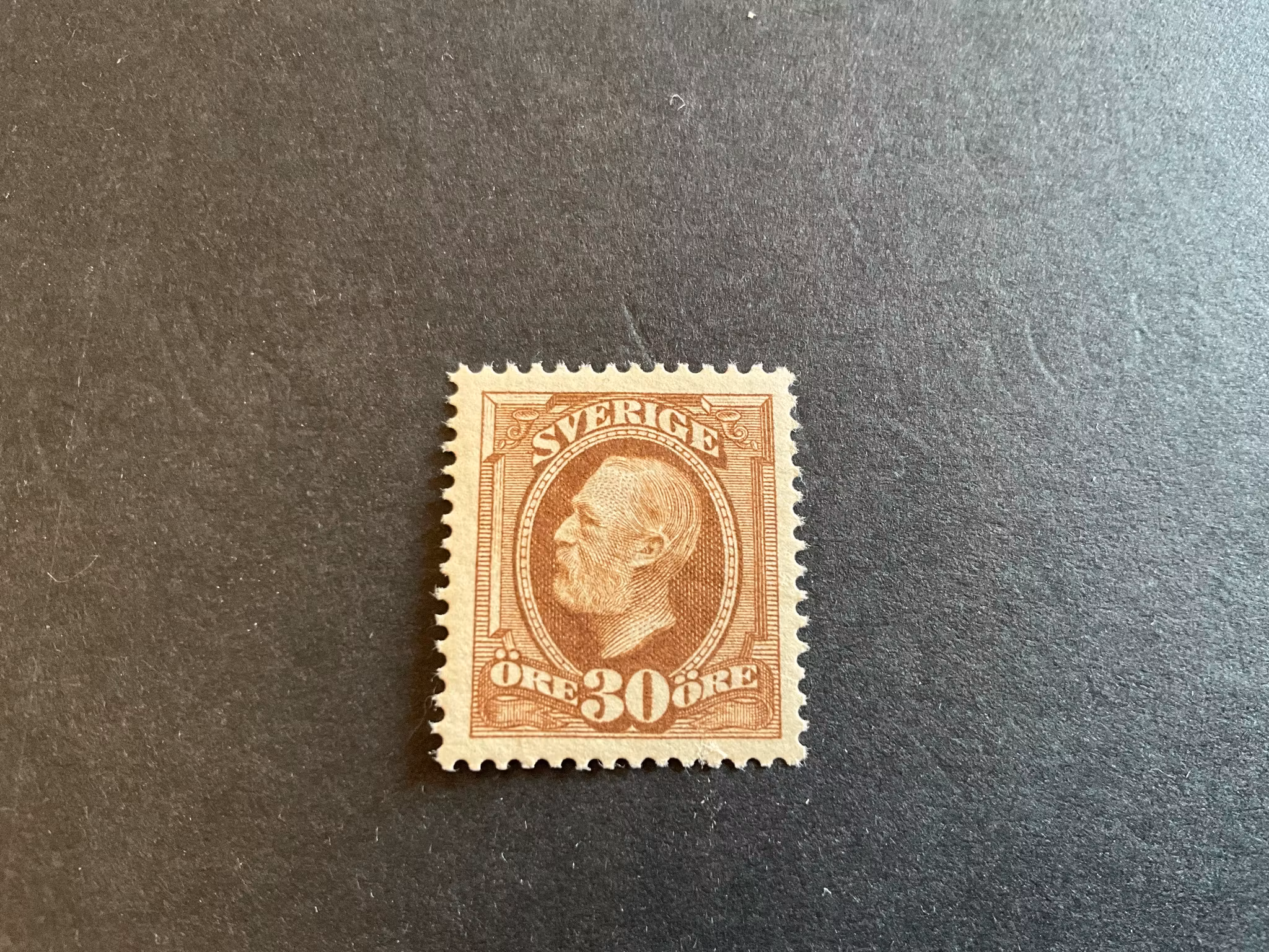 Oscar II facit 58 postfriskt märke praktexemplar