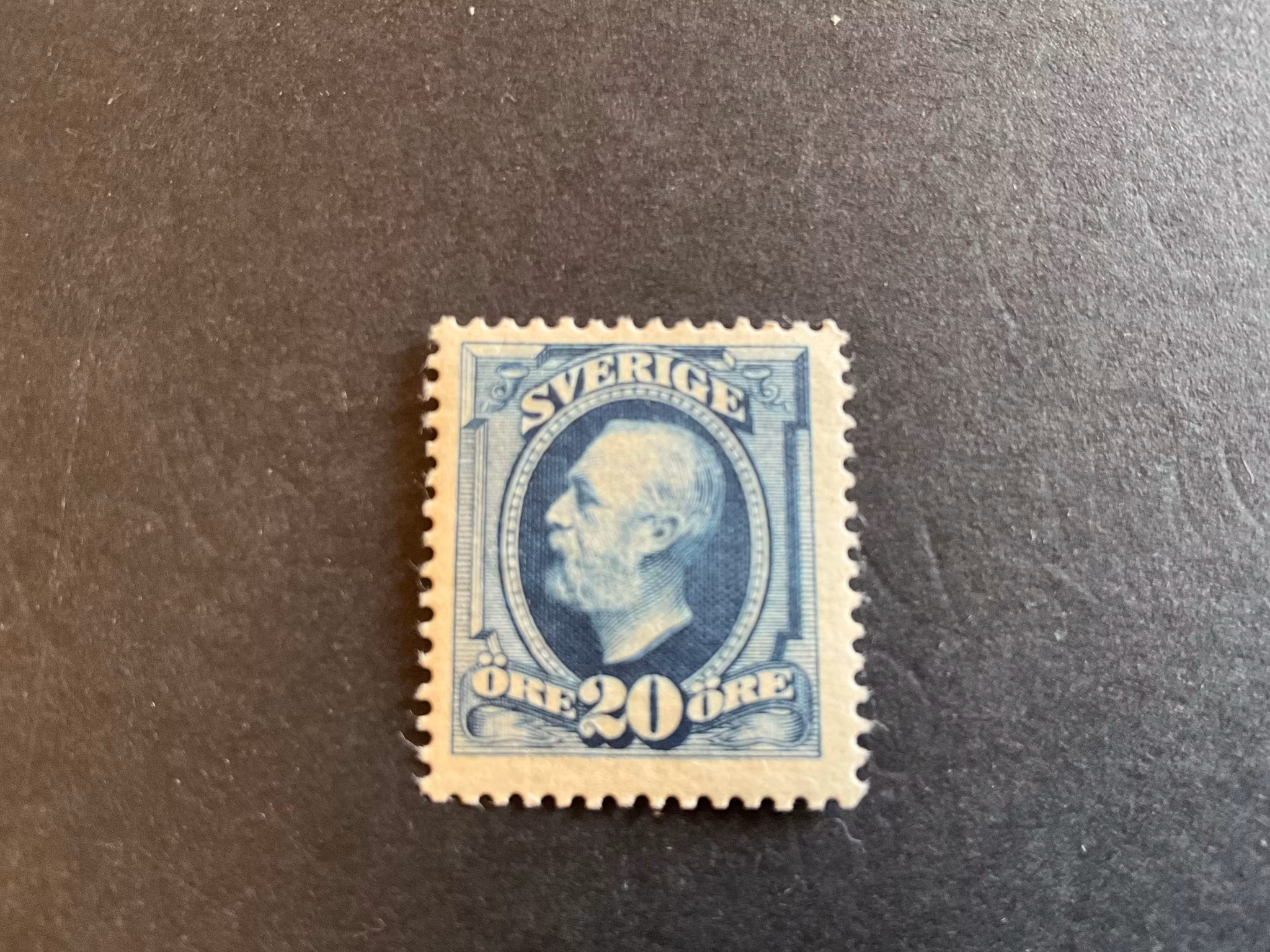 Oscar II facit 66 postfriskt märke