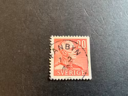 Gustaf V facit 276 B2 praktstämplat FANBYN