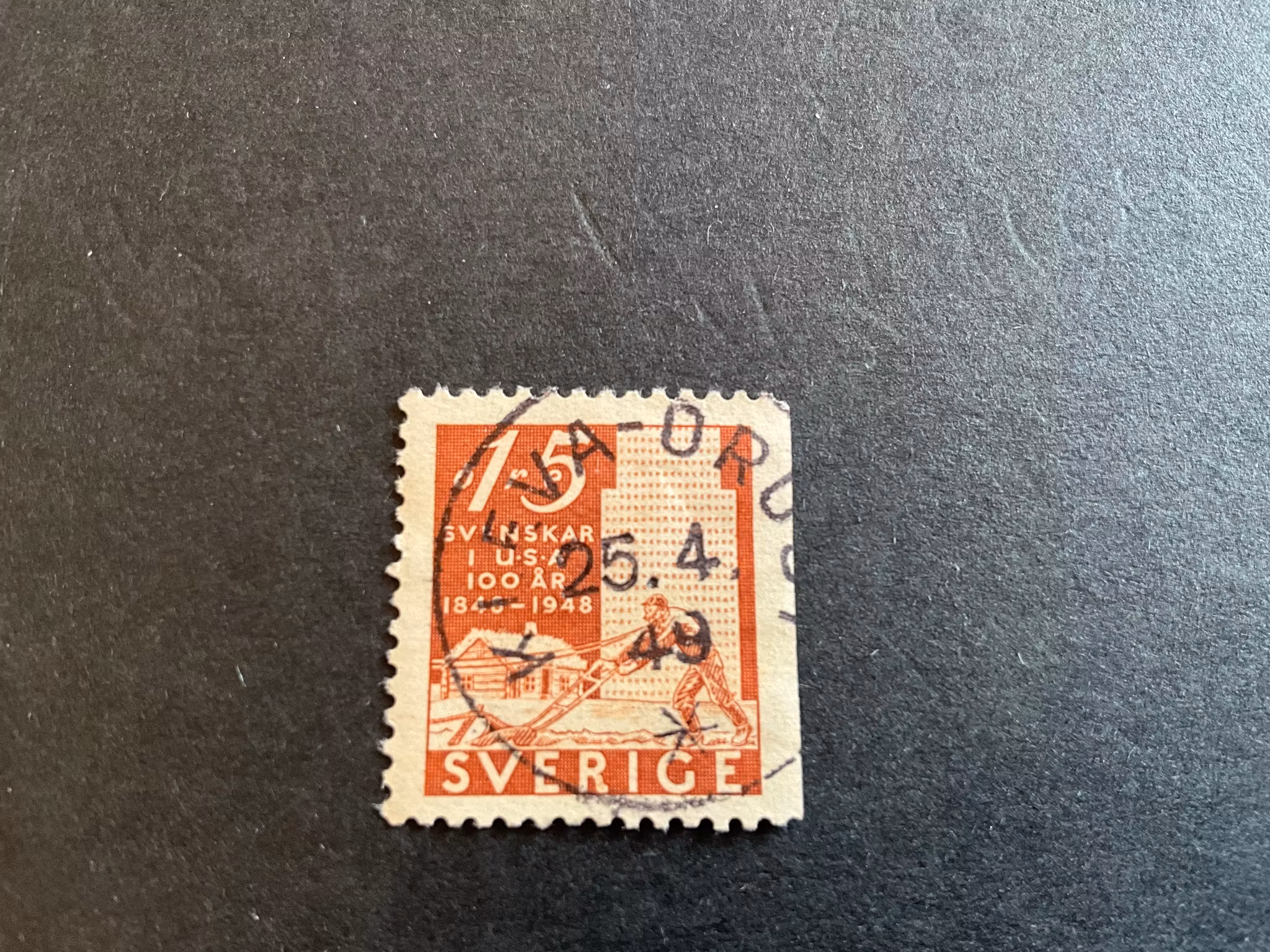 Pionjärjubileet facit 379 B2 praktstämplat KLEVA-ORUST