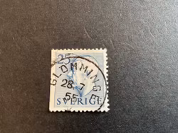 Gustaf VI Adolf facit 406 B1 praktstämplat GLÖMMINGE