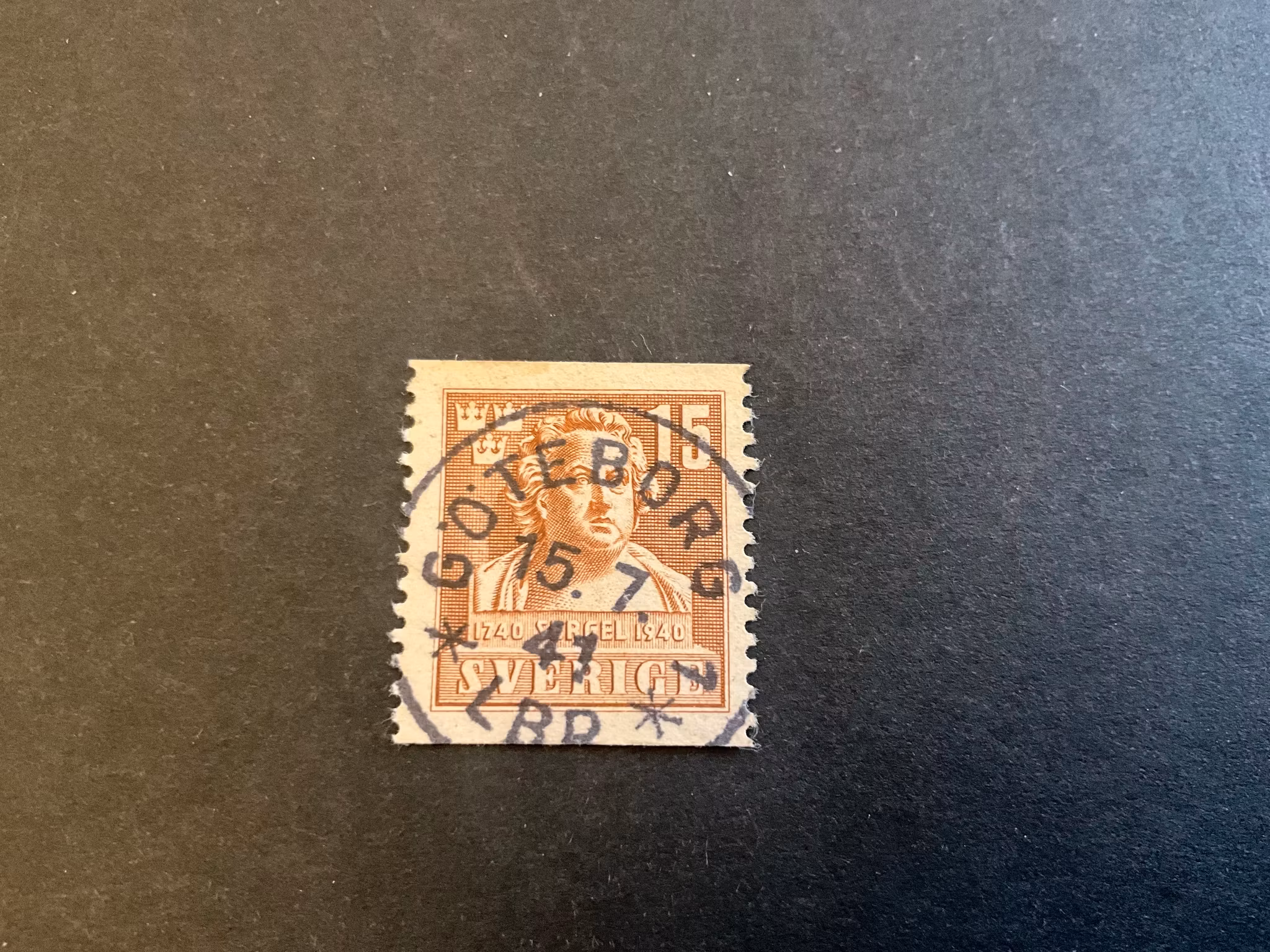 Sergel facit 326 A praktstämplat GÖTEBORG *LBR*