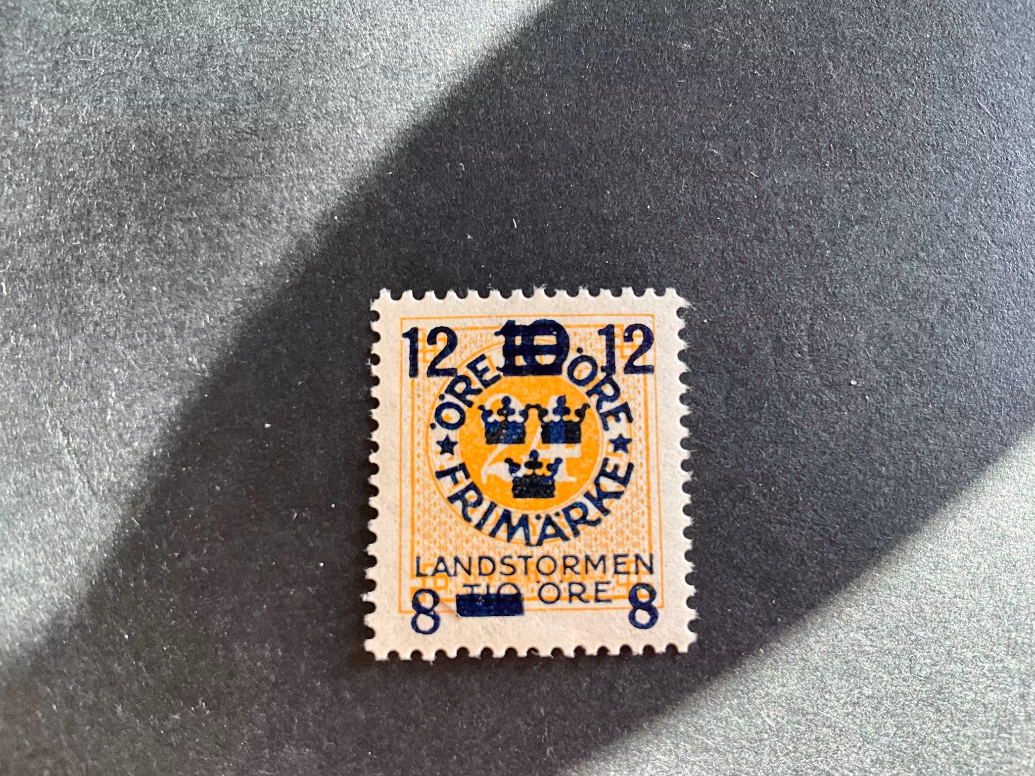 Landstormen III facit 133 cc postfriskt  märke
