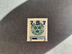 Landstormen III facit 129 cc postfriskt märke