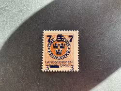 Landstormen III facit 127 cc postfriskt märke
