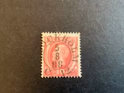 Oscar II facit 45 praktstämplat STOCKHOLM C 12