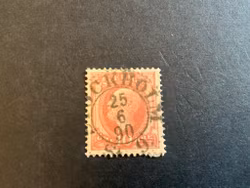 Oscar II facit 45 praktstämplat STOCKHOLM ST 9