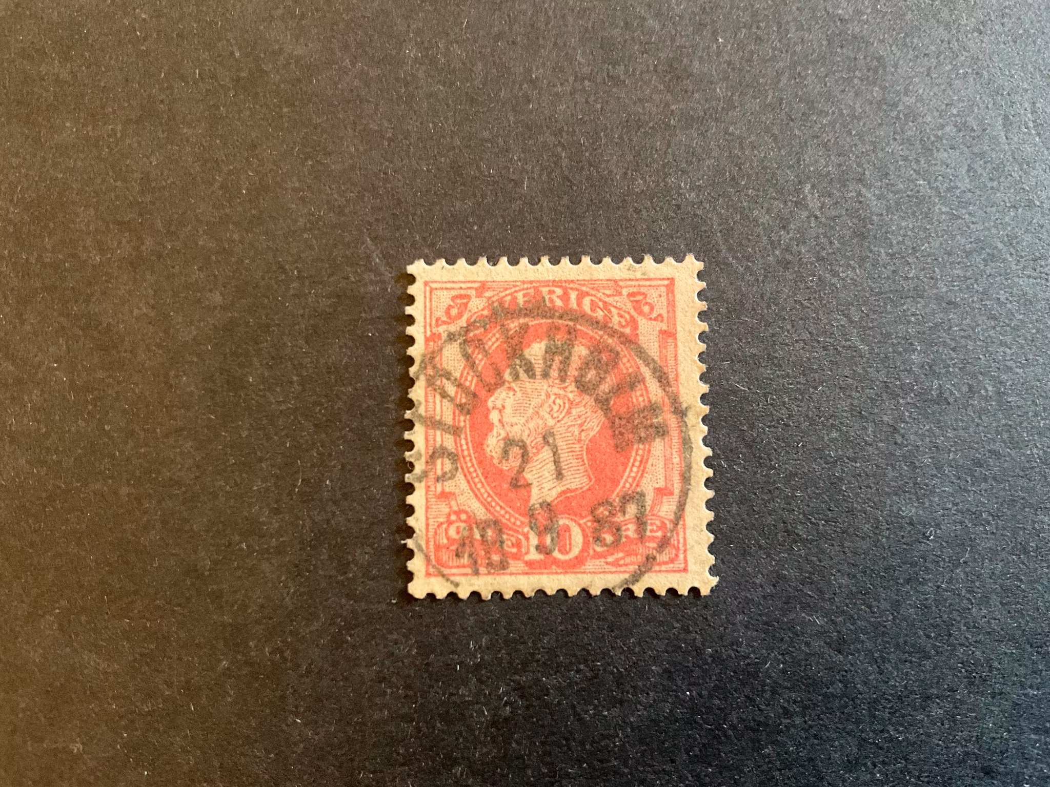Oscar II facit 45 praktstämplat STOCKHOLM