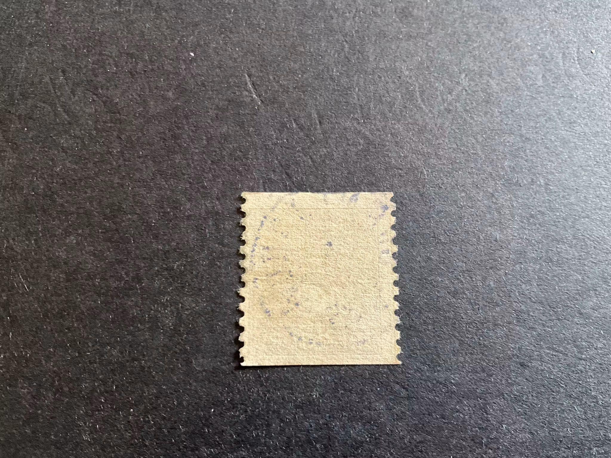 Postemblem facit 166 stämplat mårke med lödskarvslinje