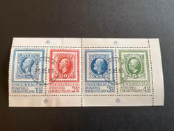 Stockholmia 86 I facit 1259-1262 lyxstämplat block GÄVLE 6