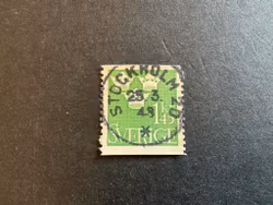 Tre kronor facit 301 praktstämplat STOCKHOLM 20