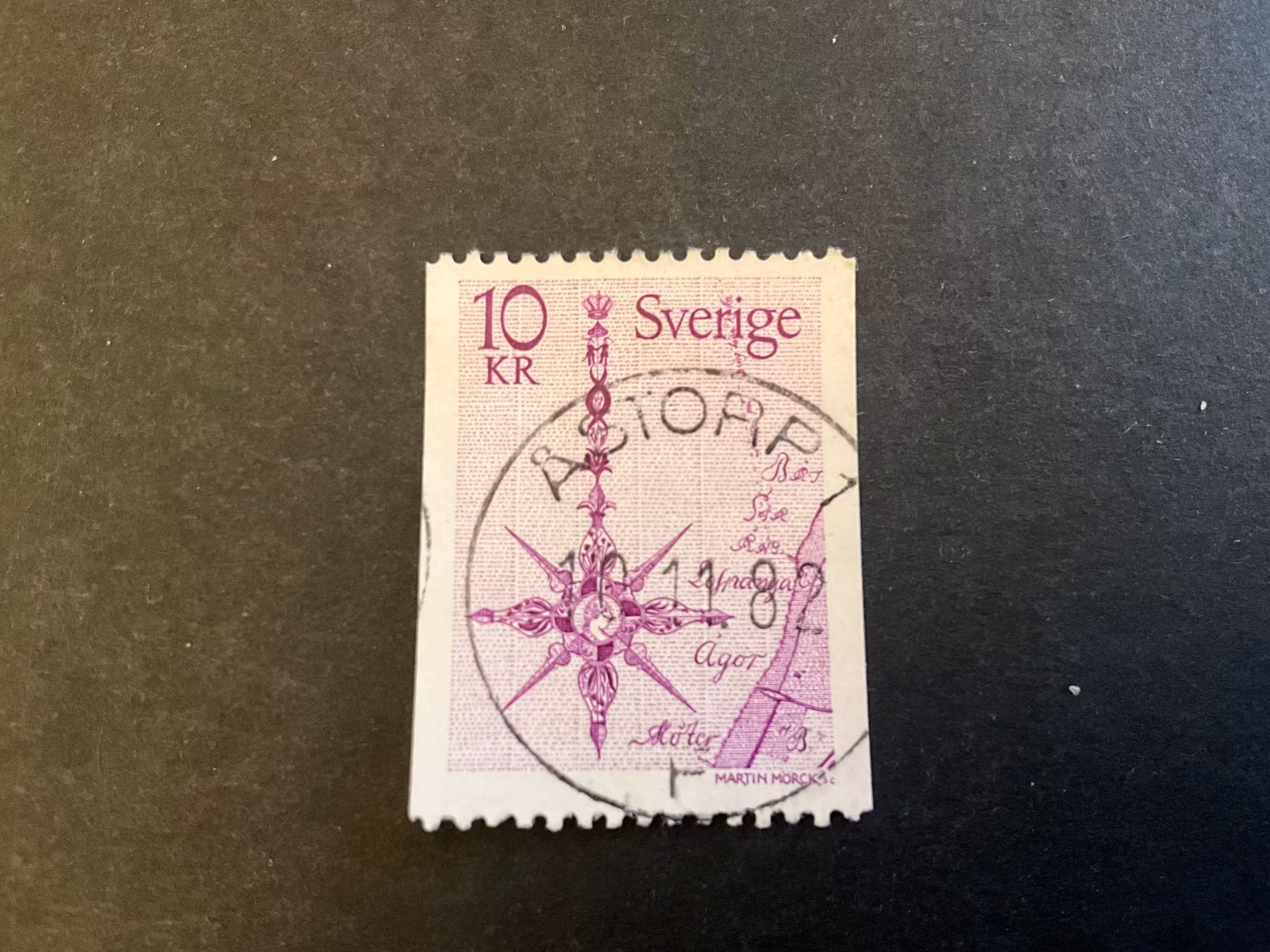 Norrpil facit 1054 praktstämplat ÅSTORP 1