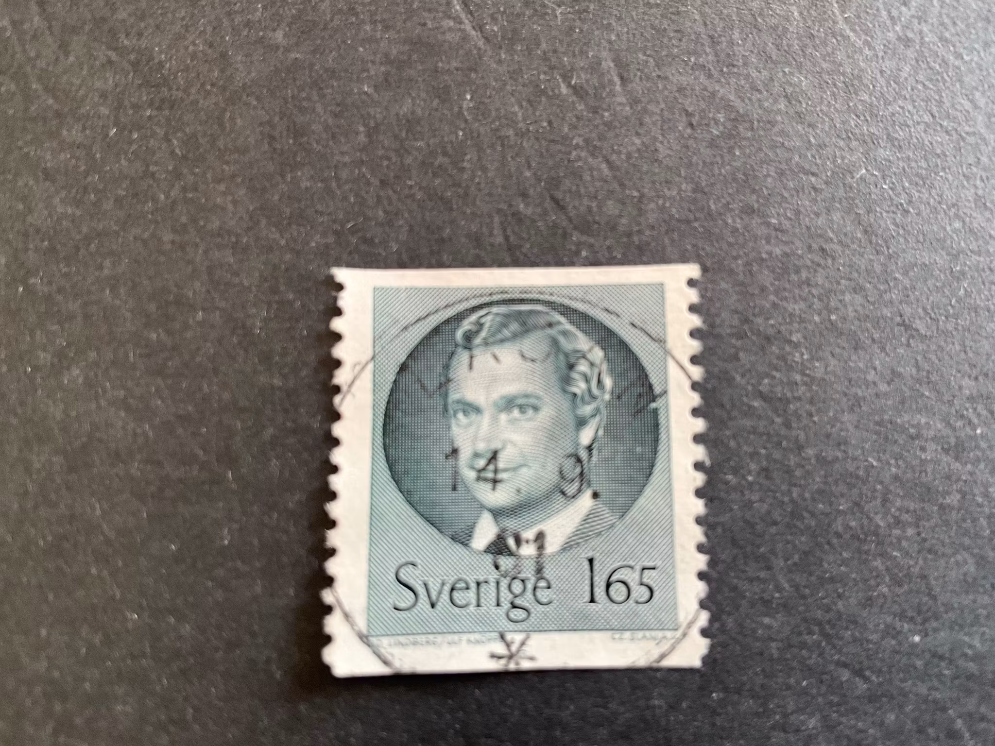 Carl XVI Gustaf typ II facit 1166 lyxstämplat LAGAN