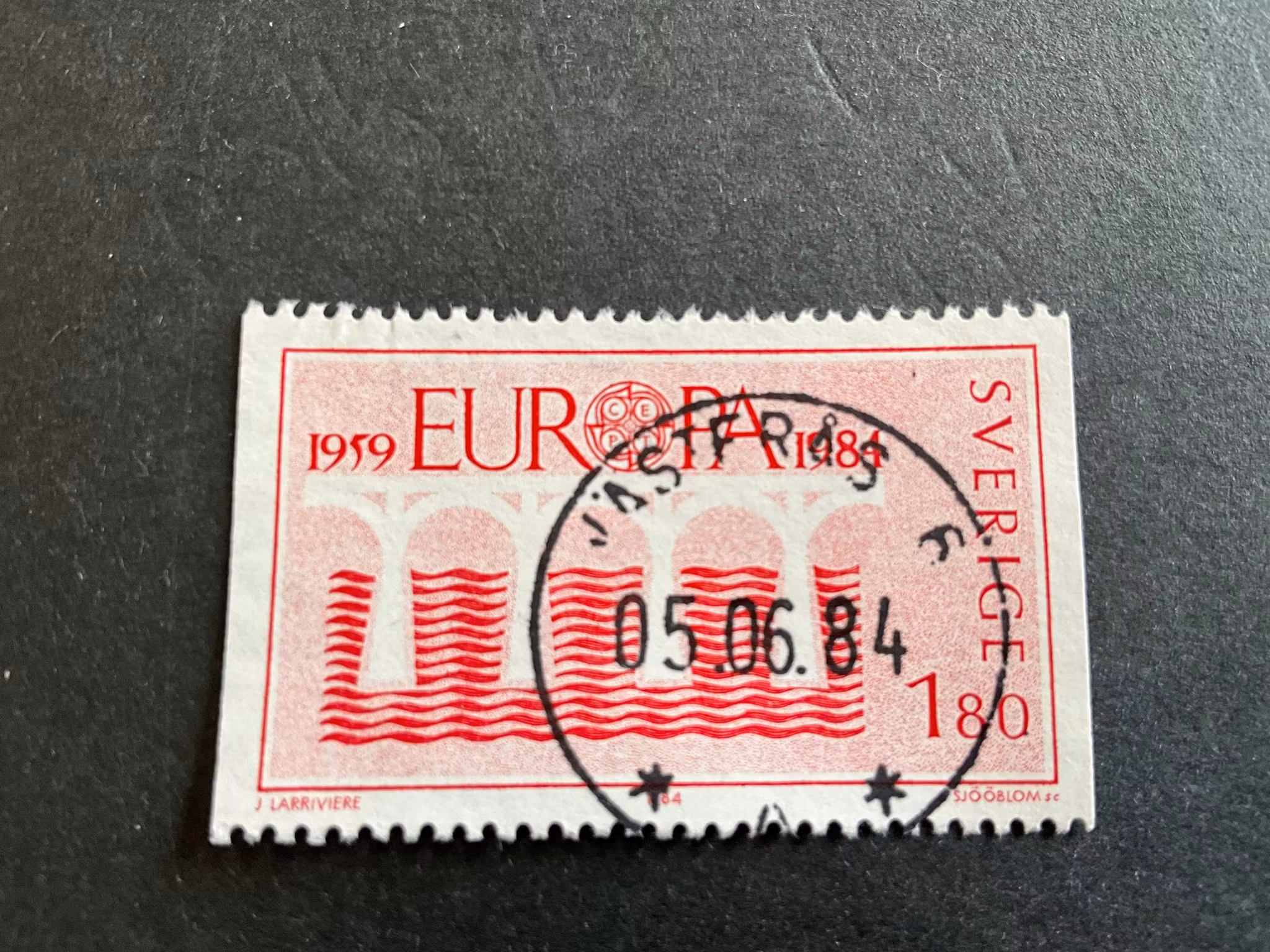 Europa XIII facit 1287 praktstämplat VÄSTERÅS 6