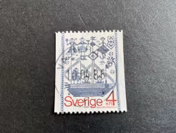 Väggtextil facit 1073 lyxstämplat VÄSTERÅS 8