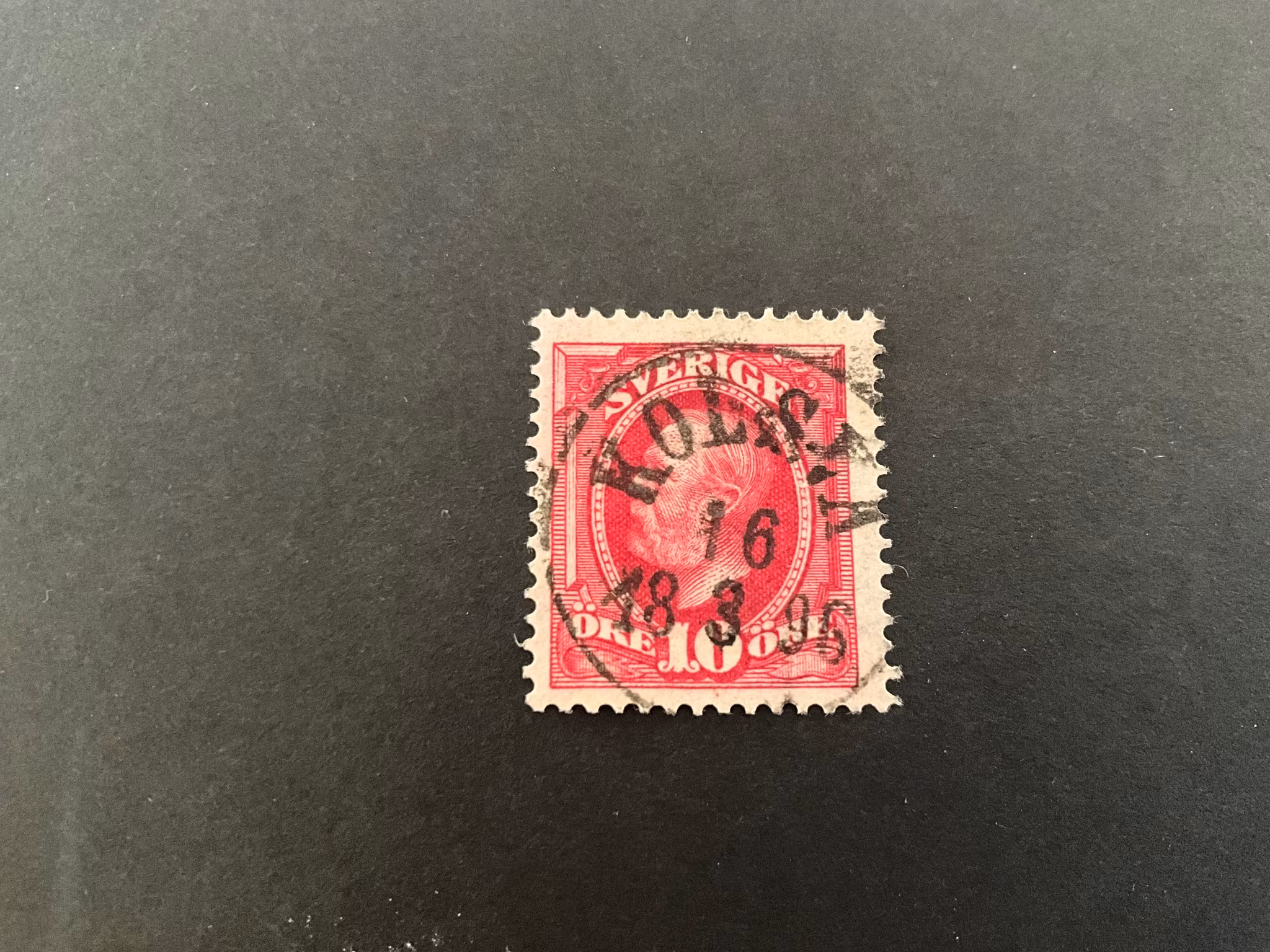 Oscar II facit 54 praktstämplat KOLSVA