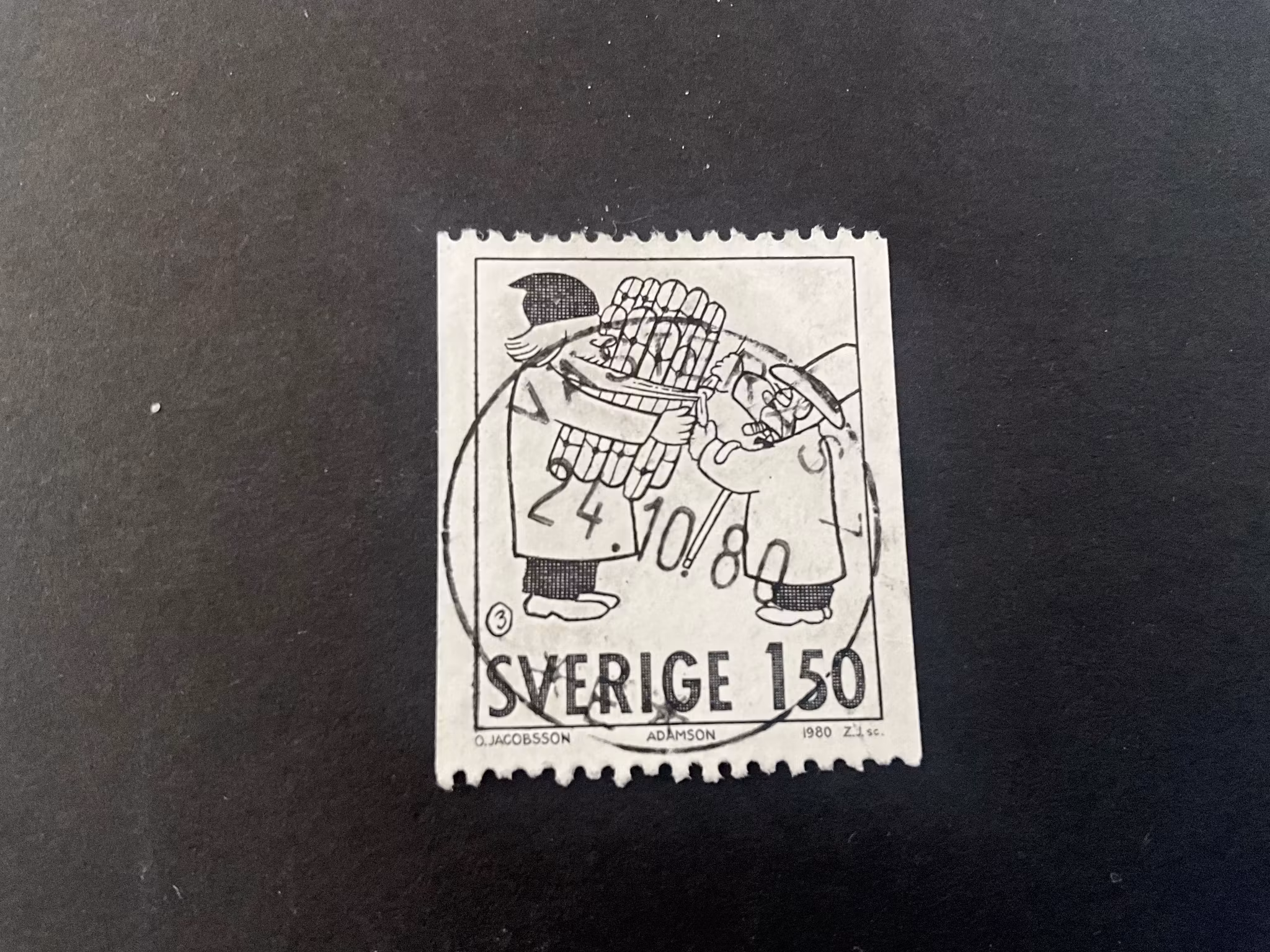 Svenska serier facit 1143 praktstämplat VÄSTERÅS 7