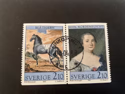 Konst på Gripsholms slott facit 1464+1465 lyxstämplat LINKÖPING 1