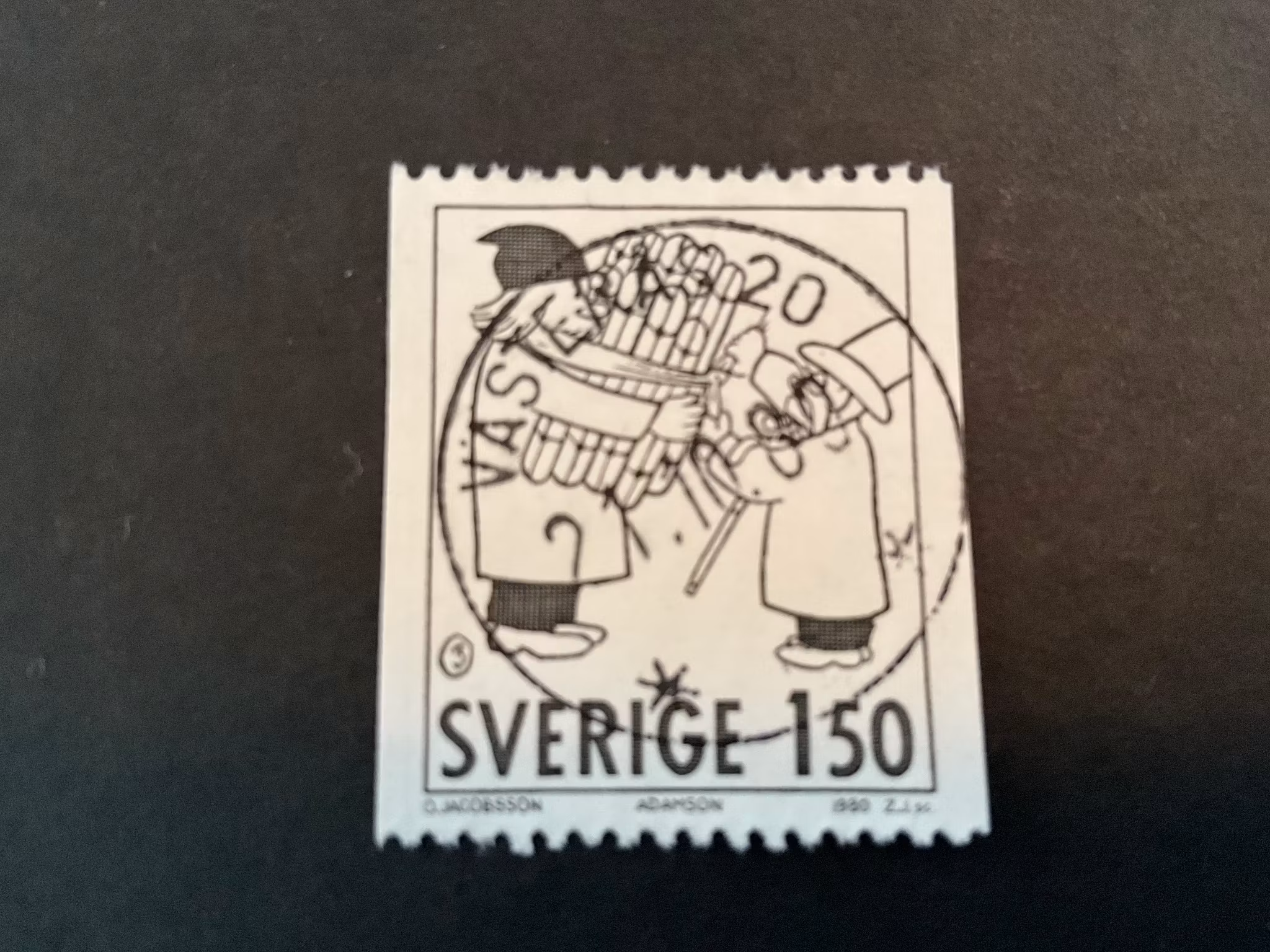 Svenska serier facit 1143 praktstämplat VÄSTERÅS 20