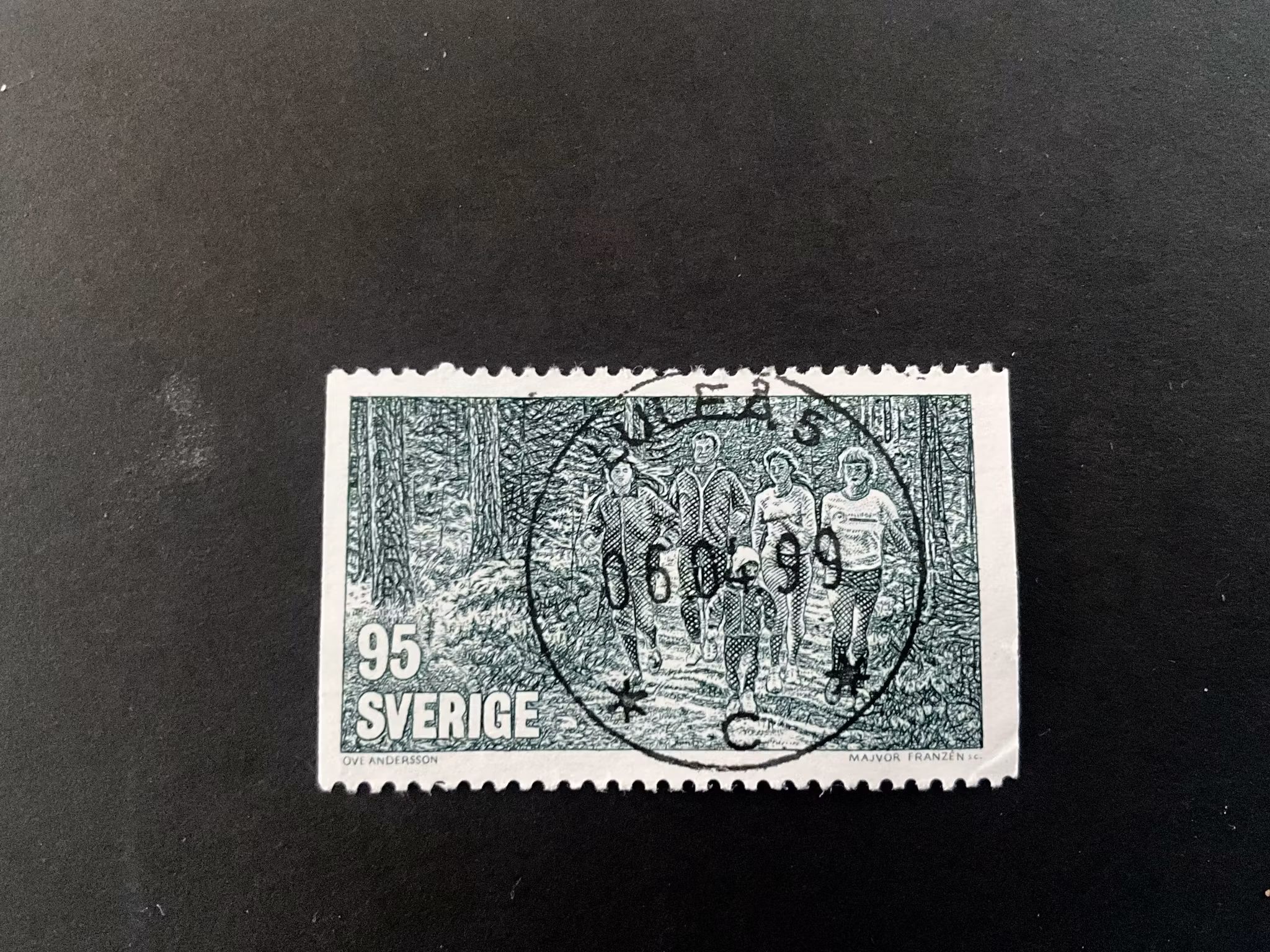 Motionsidrott facit 996 lyxstämplat LULEÅ 5