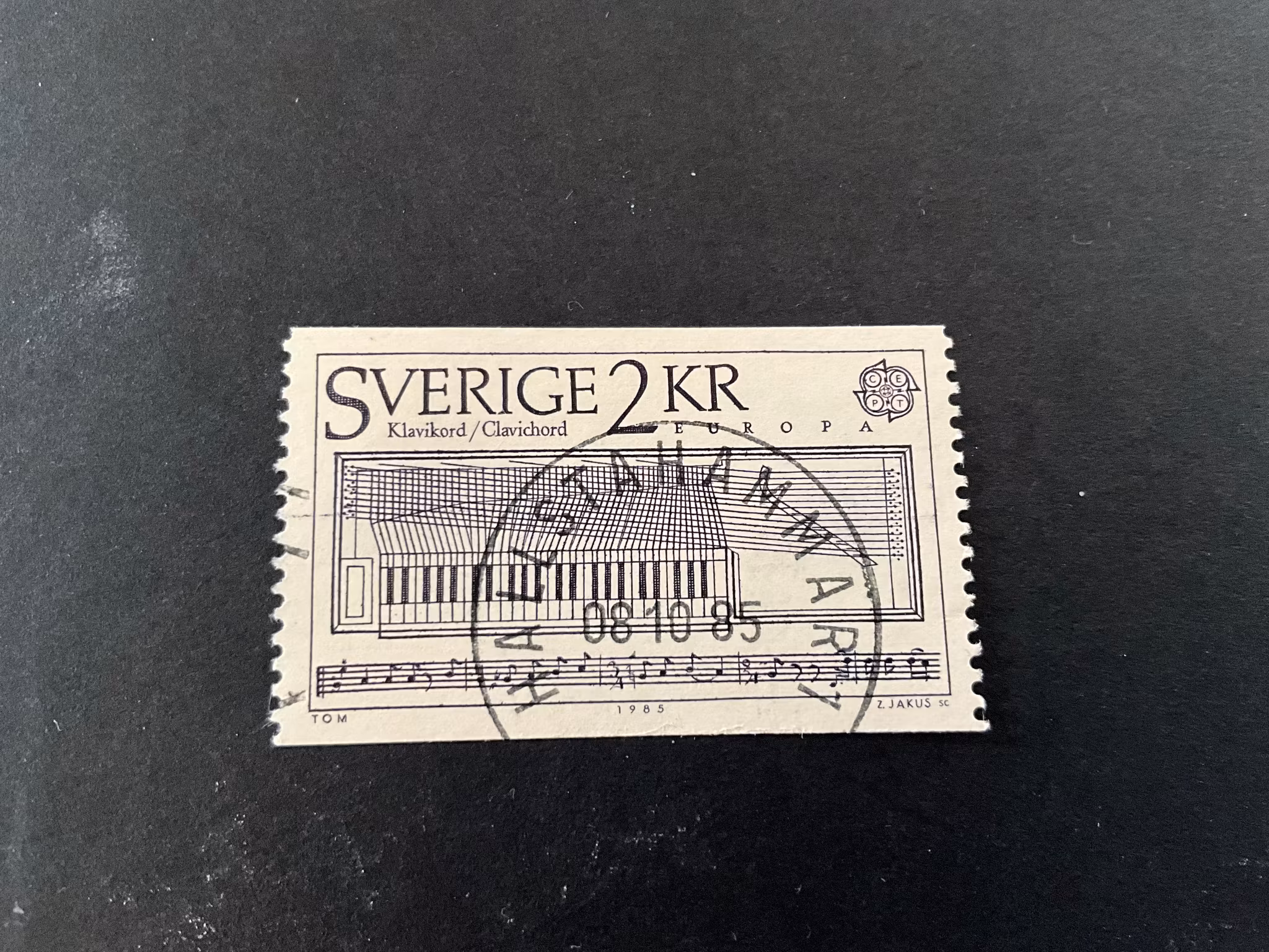 Europa XIV facit 1345 praktstämplat HALLSTAHAMMAR 1