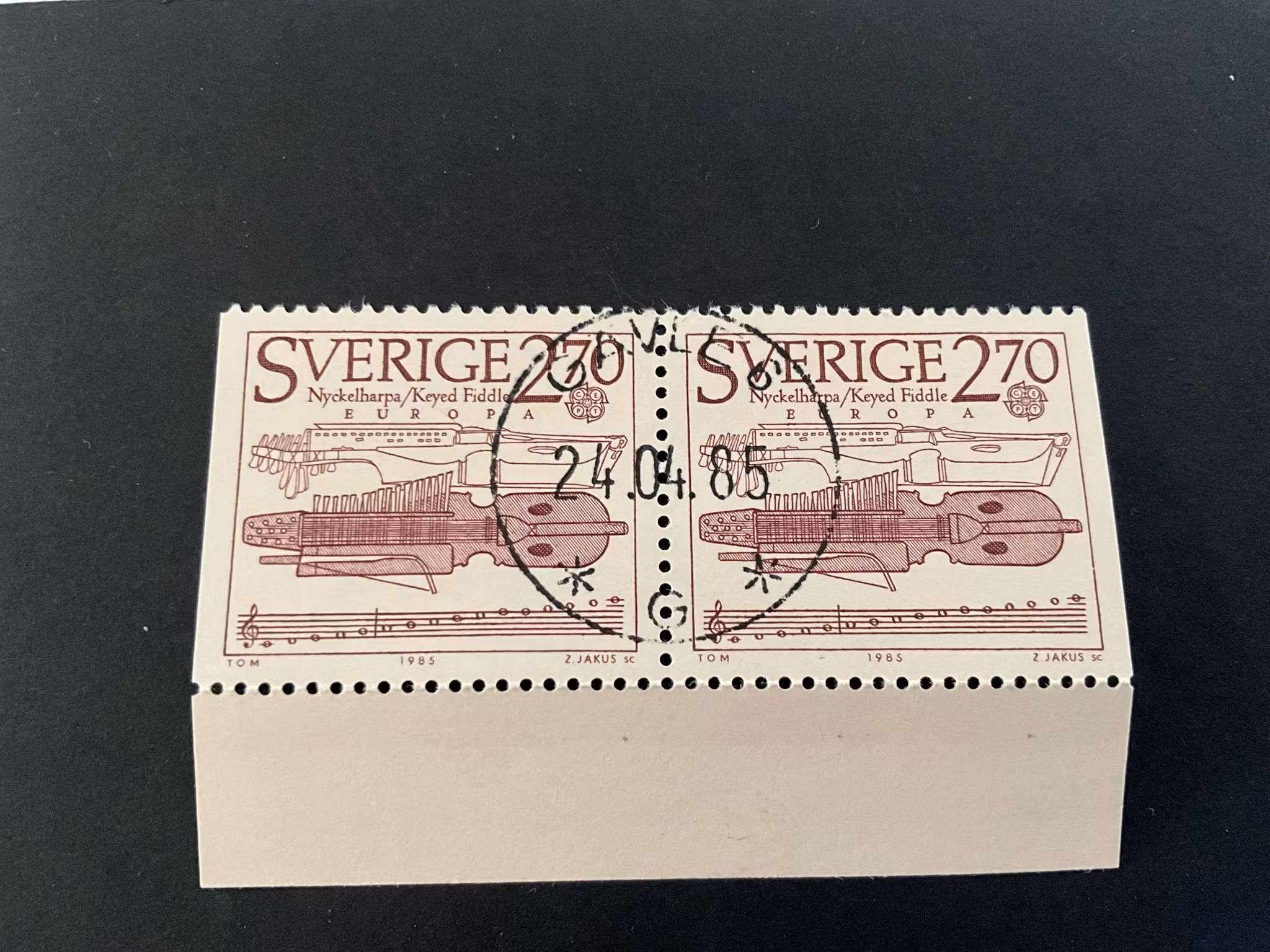 Europa XIV facit 1346 BB lyxstämplat GÄVLE 6