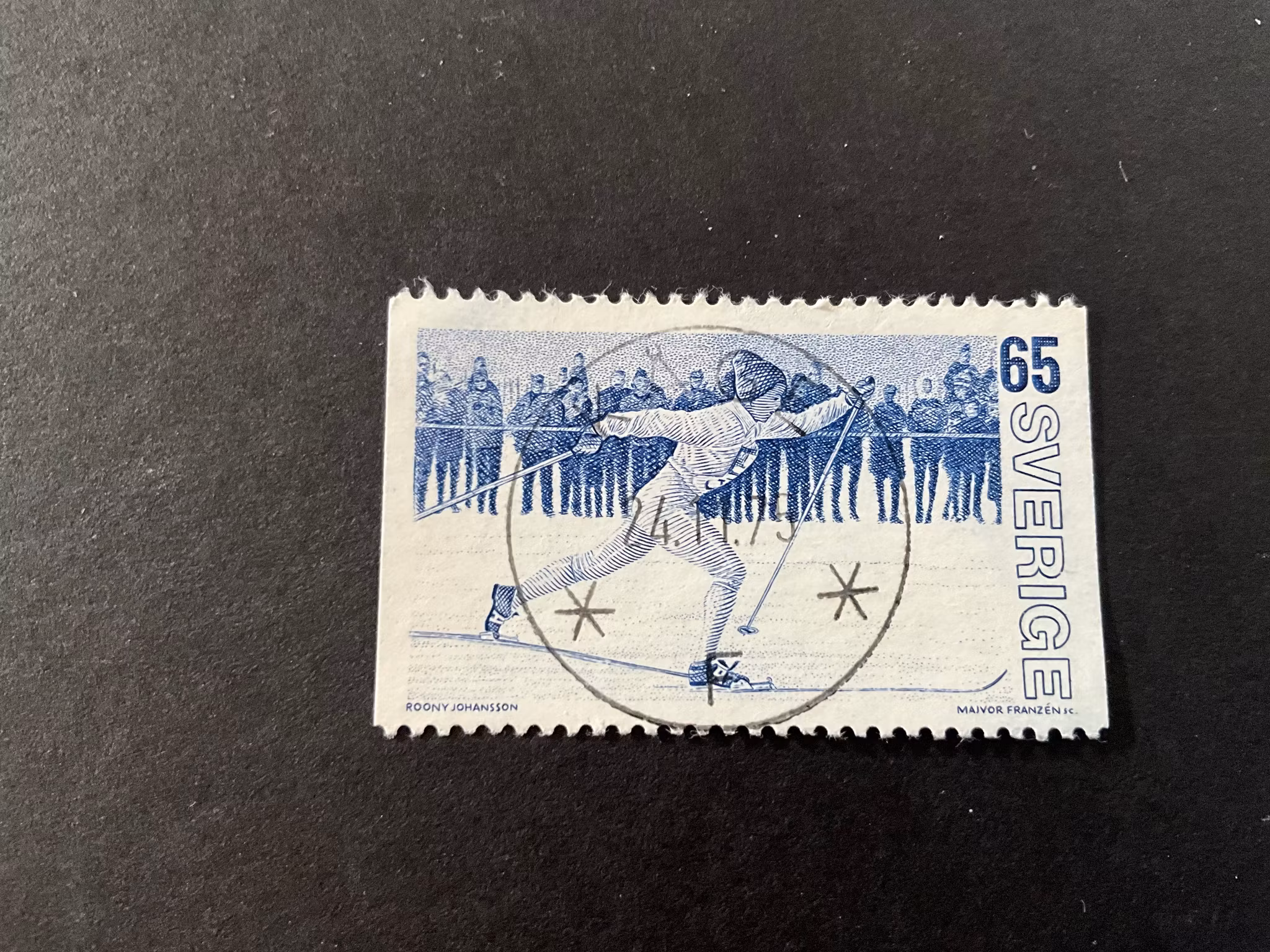 VM på skidor facit 857 lyxstämplat KÅGE