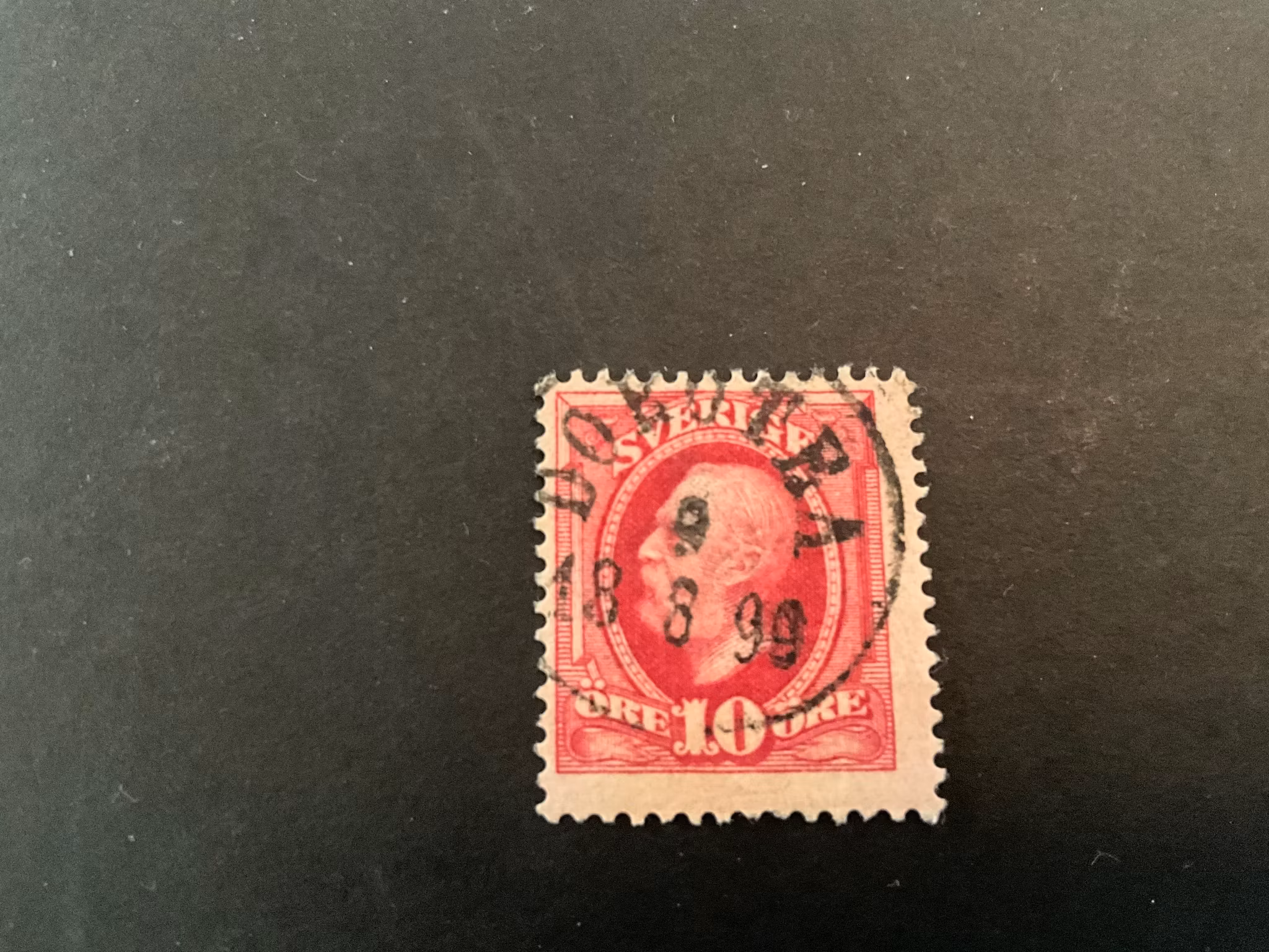 Oscar II facit 54 praktstämplat DOROTEA