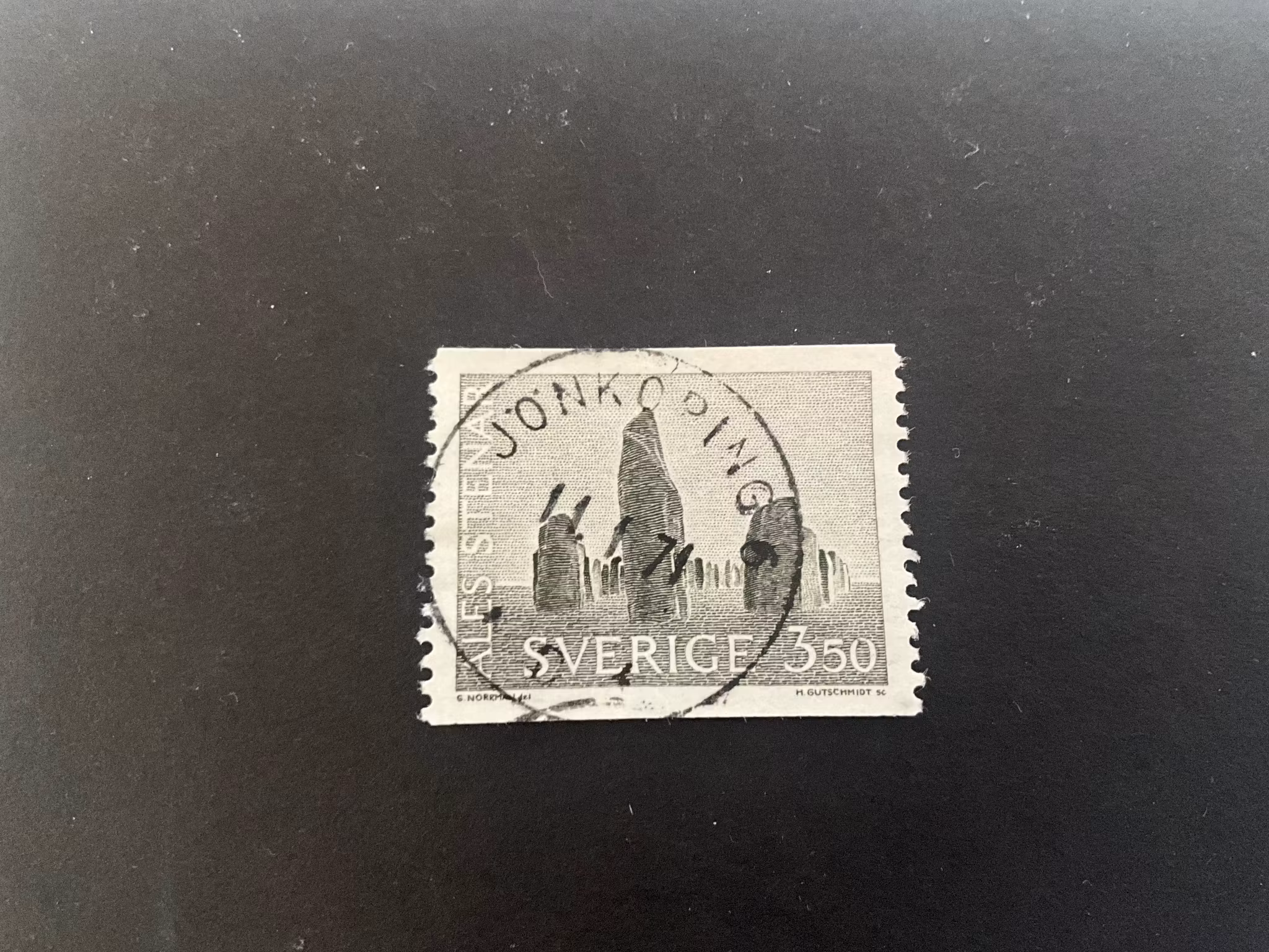 Ale stenar facit 579 praktstämplat JÖNKÖPING 6