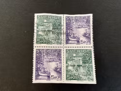 Norden XI facit 1904+1905 SX i stämplat 4-block