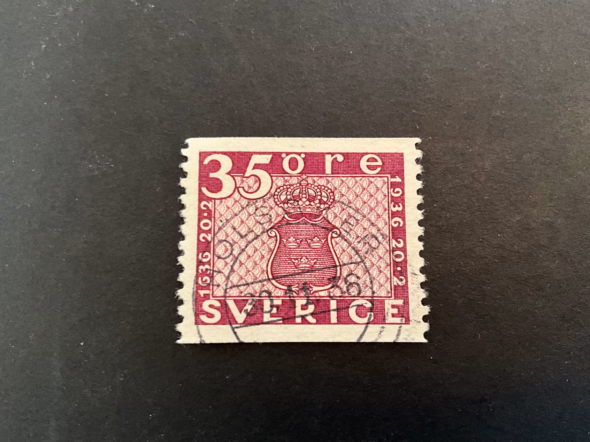 Postverket facit 252 praktstämplat HOLSÅKER