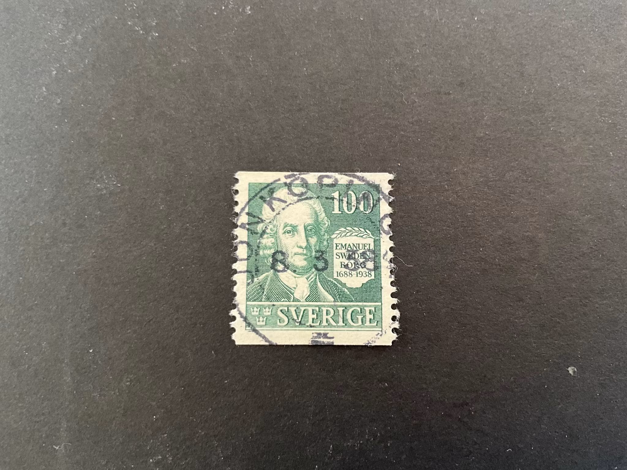 Swedenborg facit 260 praktstämplat JÖNKÖPING