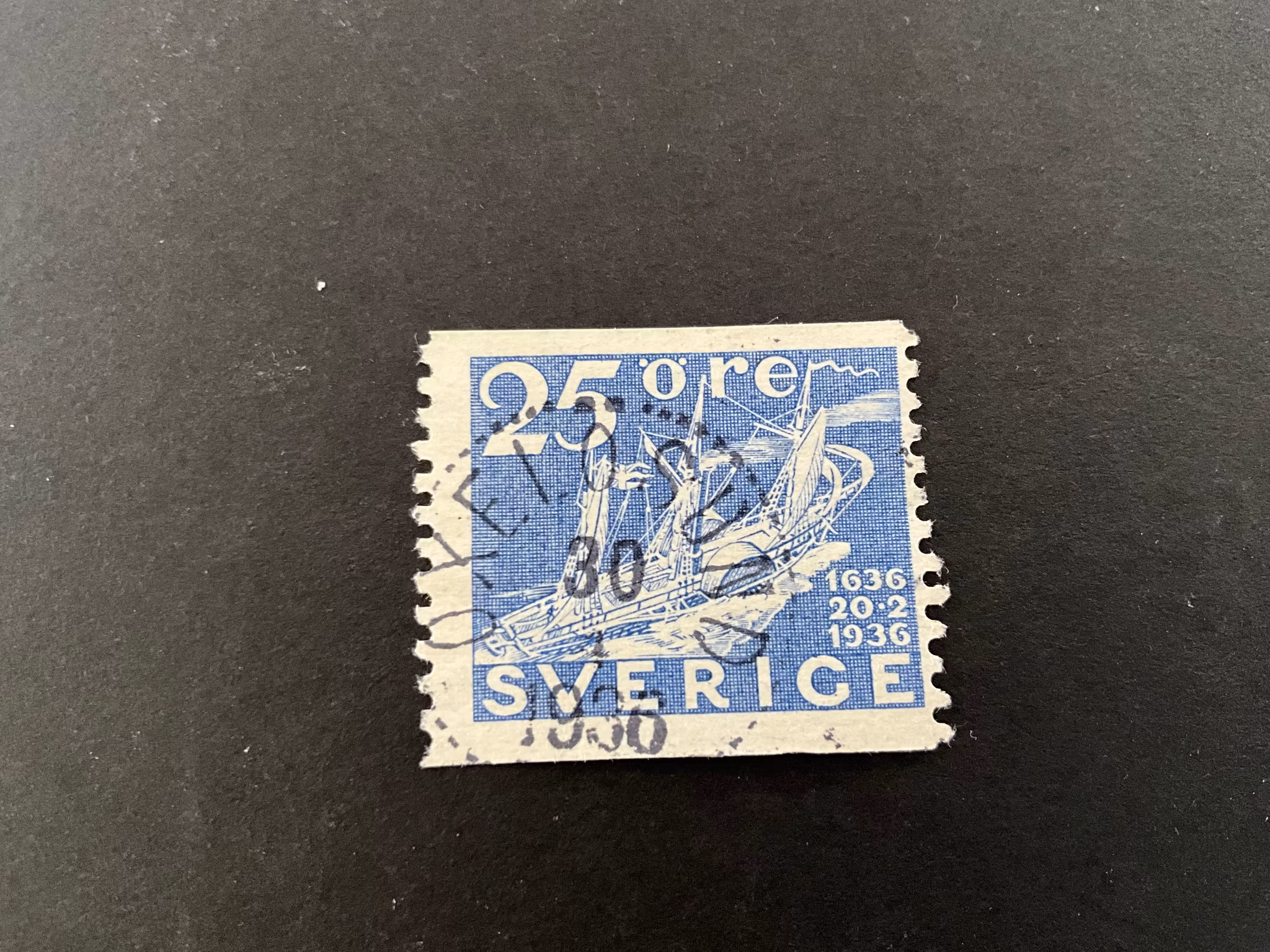 Postverket facit 250 praktstämplat OXELÖSUND