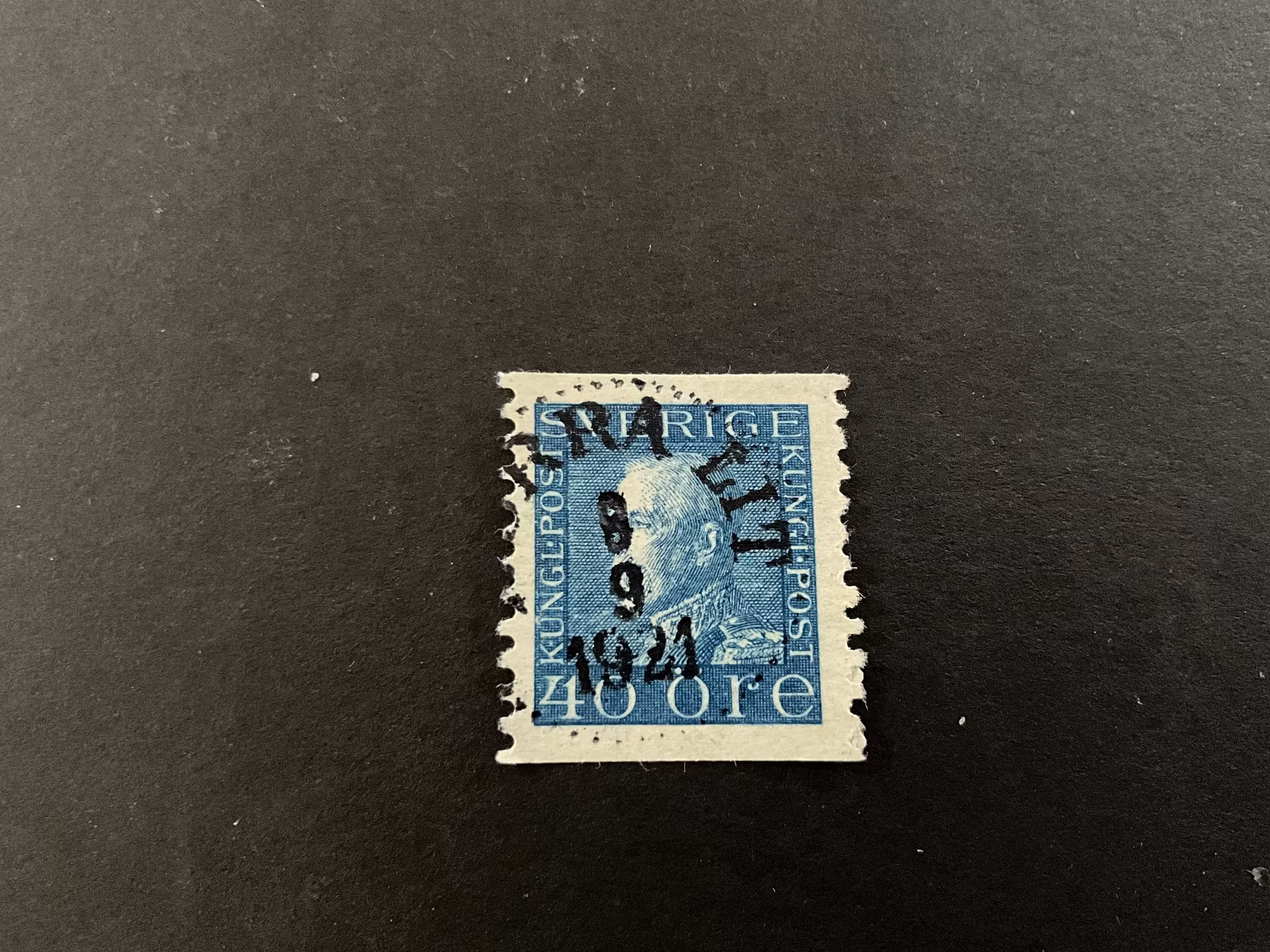 Gustaf V facit 188 praktstämplat (NO)RRA LIT