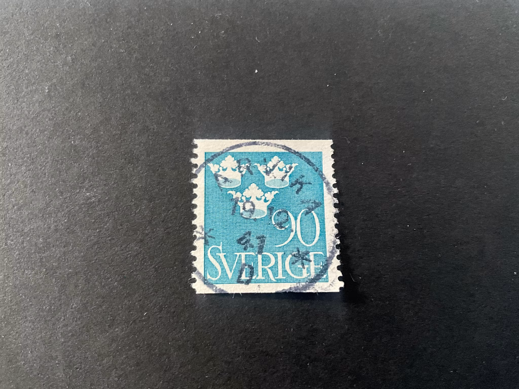 Tre kronor facit 293 praktstämplat ARVIKA