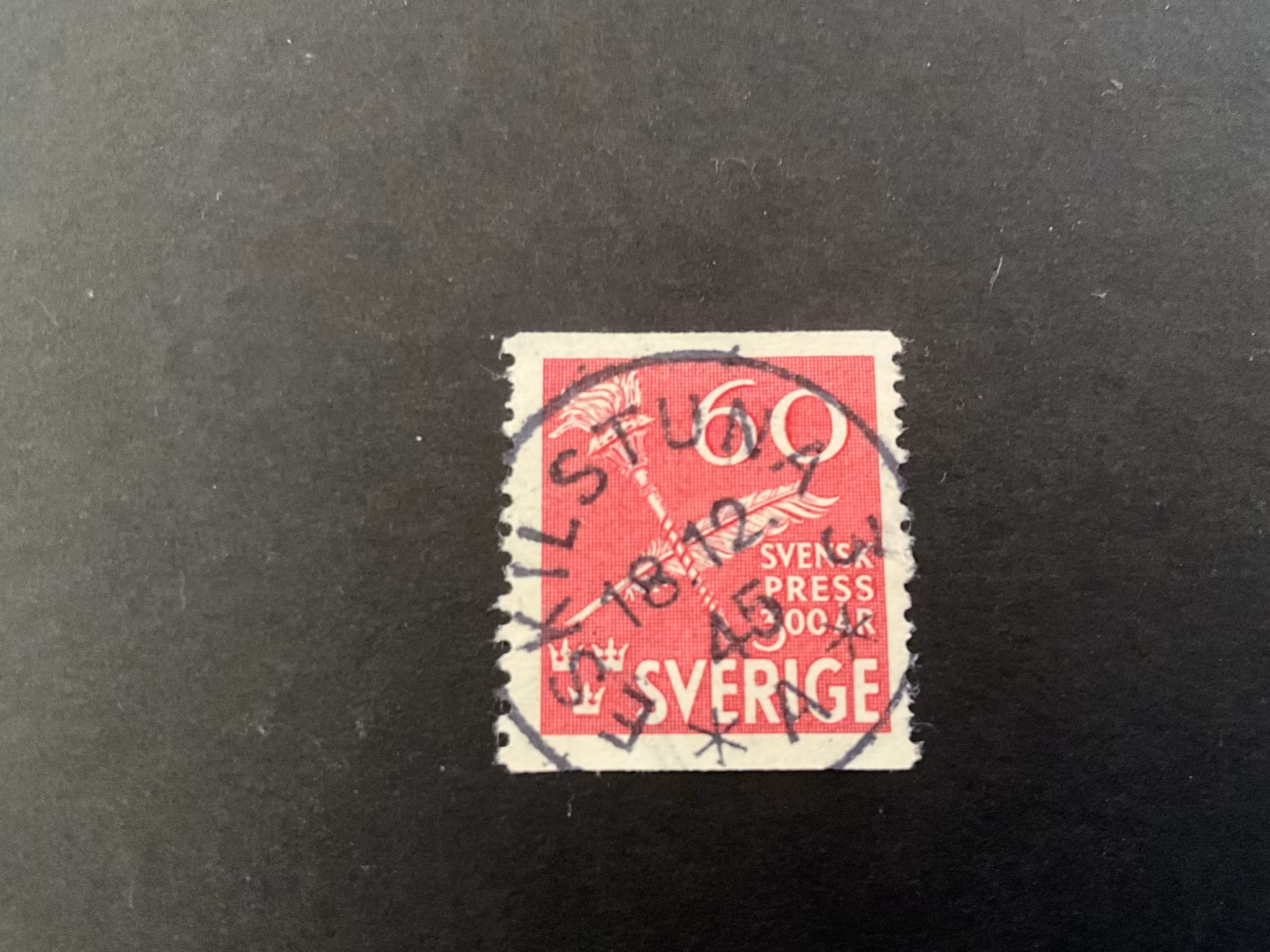 Svensk press facit 360 praktstämplat ESKILSTUNA 3