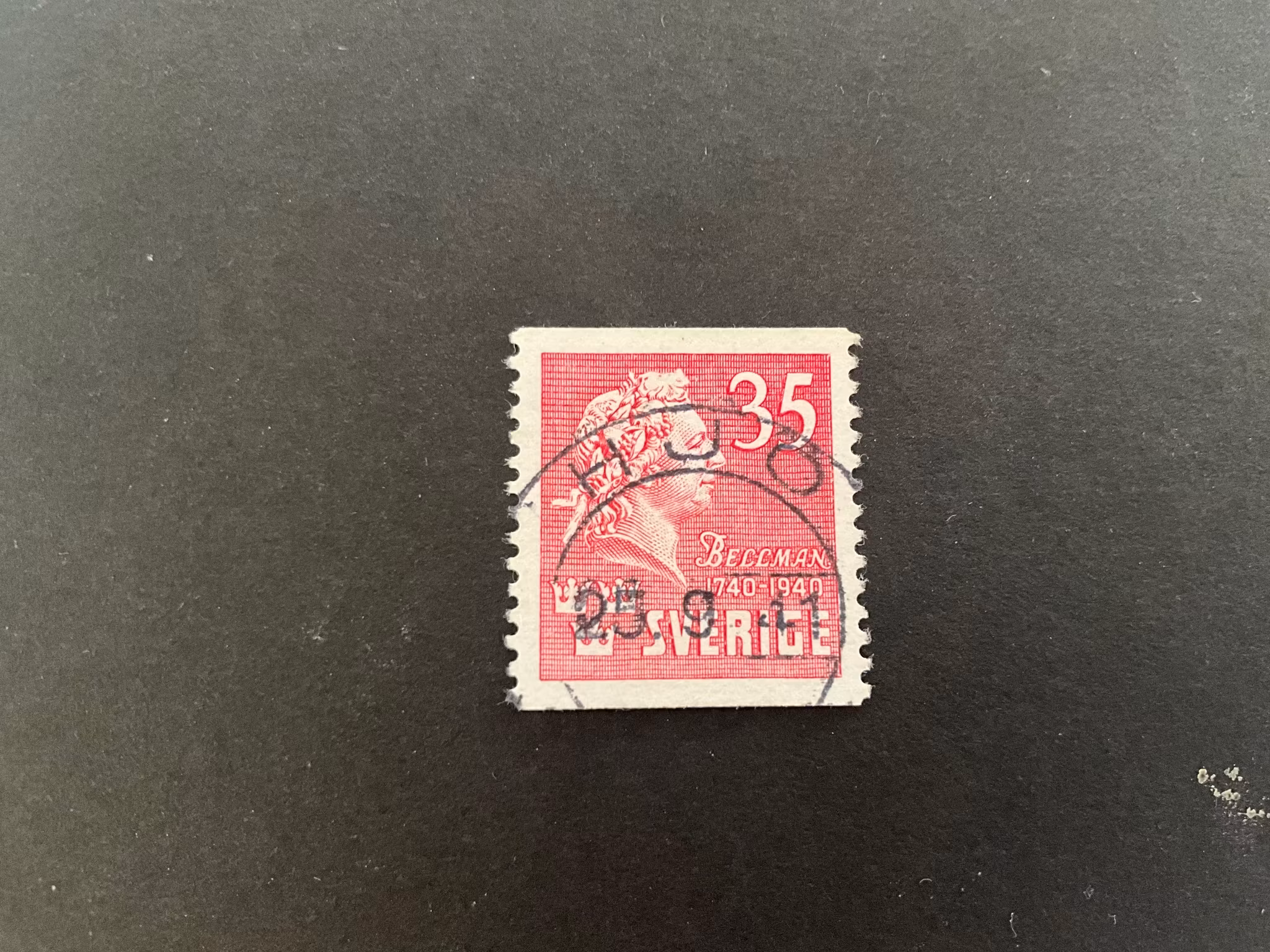 Bellman facit 325 praktstämplat HJO