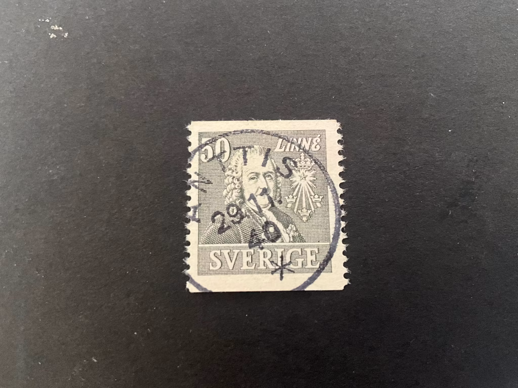 Linné facit 323 praktstämplat ANTTIS