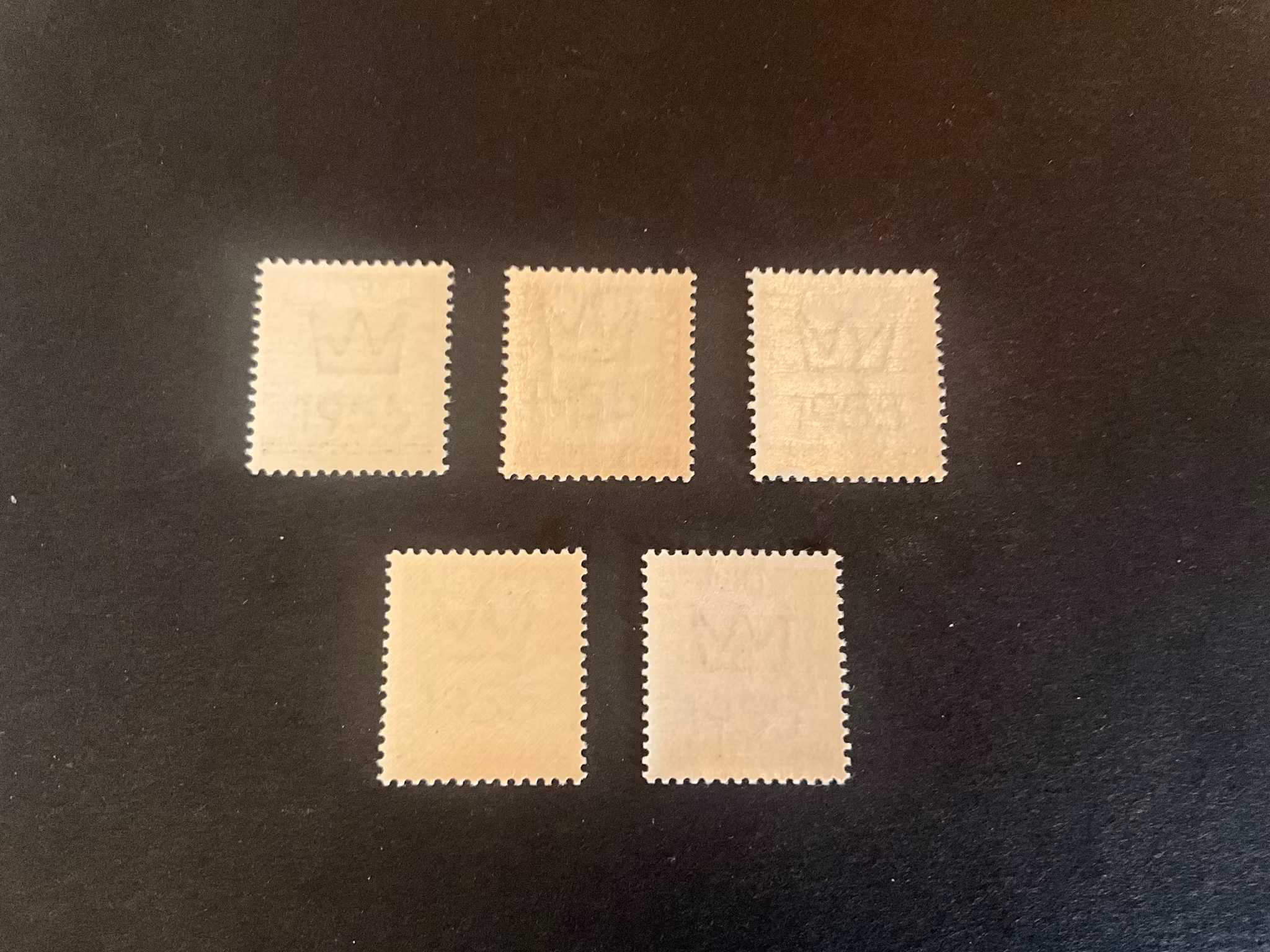 Stockholmia 55 facit 471-475 postfrisk serie