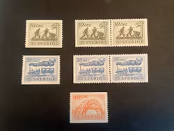 Sveriges järnvägar facit 483-485 postfrisk serie