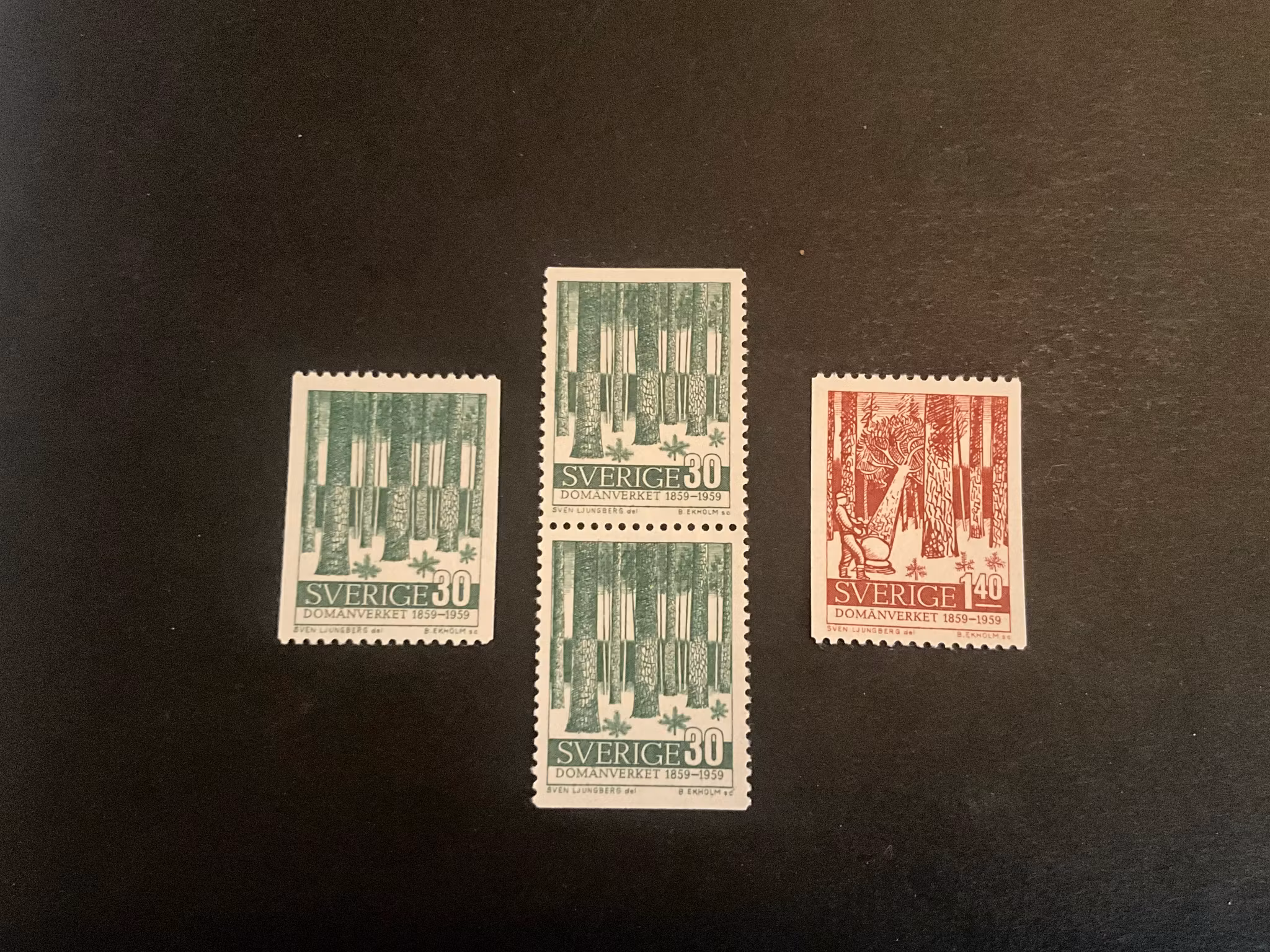 Domänverket facit 505-506 postfrisk serie