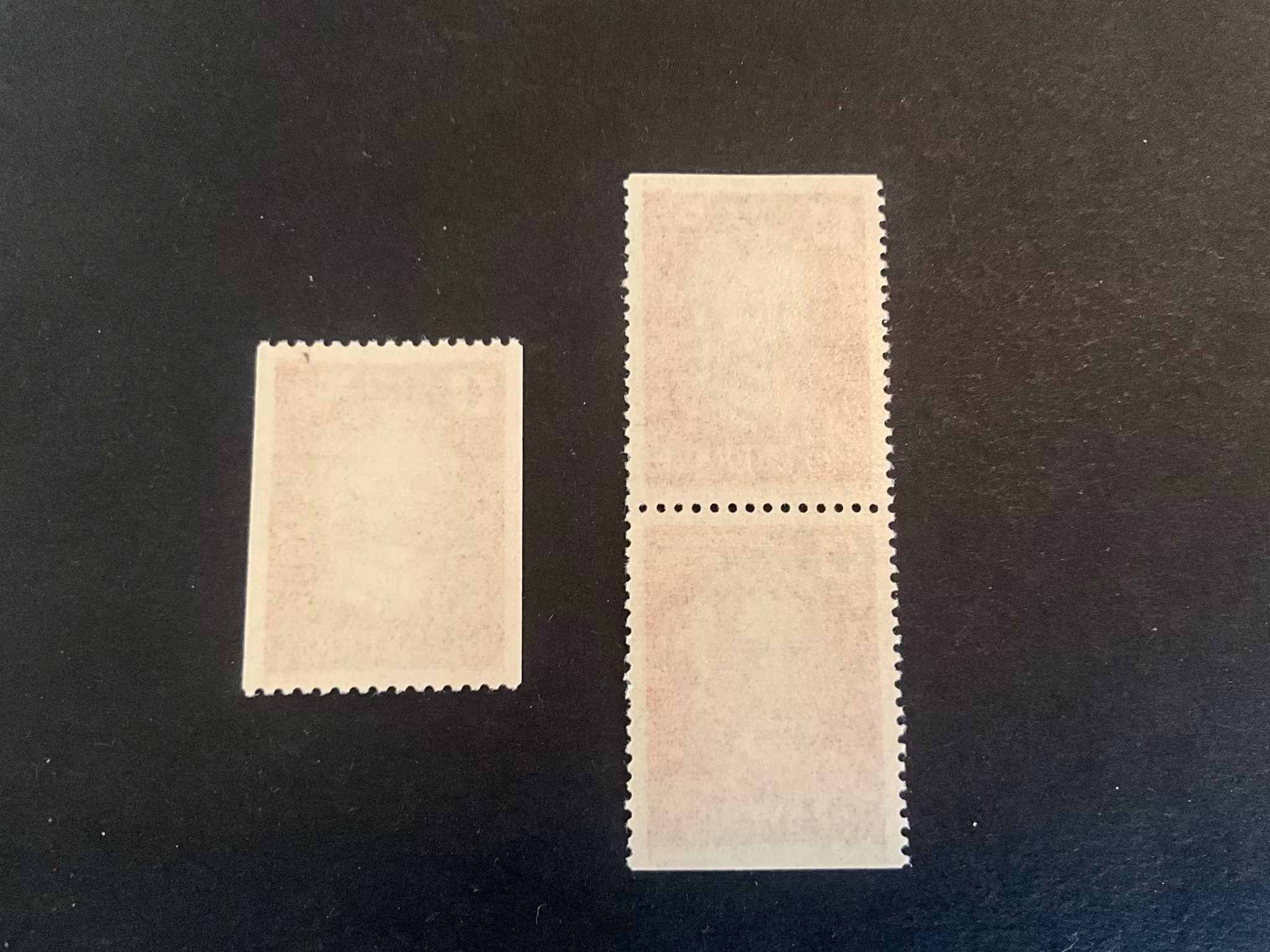 Svenska röda korset facit 502 A och BB postfriska  märken