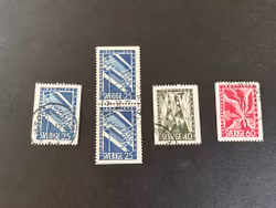 Telegrafverket facit 451-453 stämpkad serie