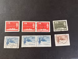 Sjö och helikopterpost facit 488-491 stämplad serie