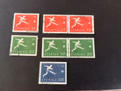 VM i fotboll facit 492-494 stämpkad serie