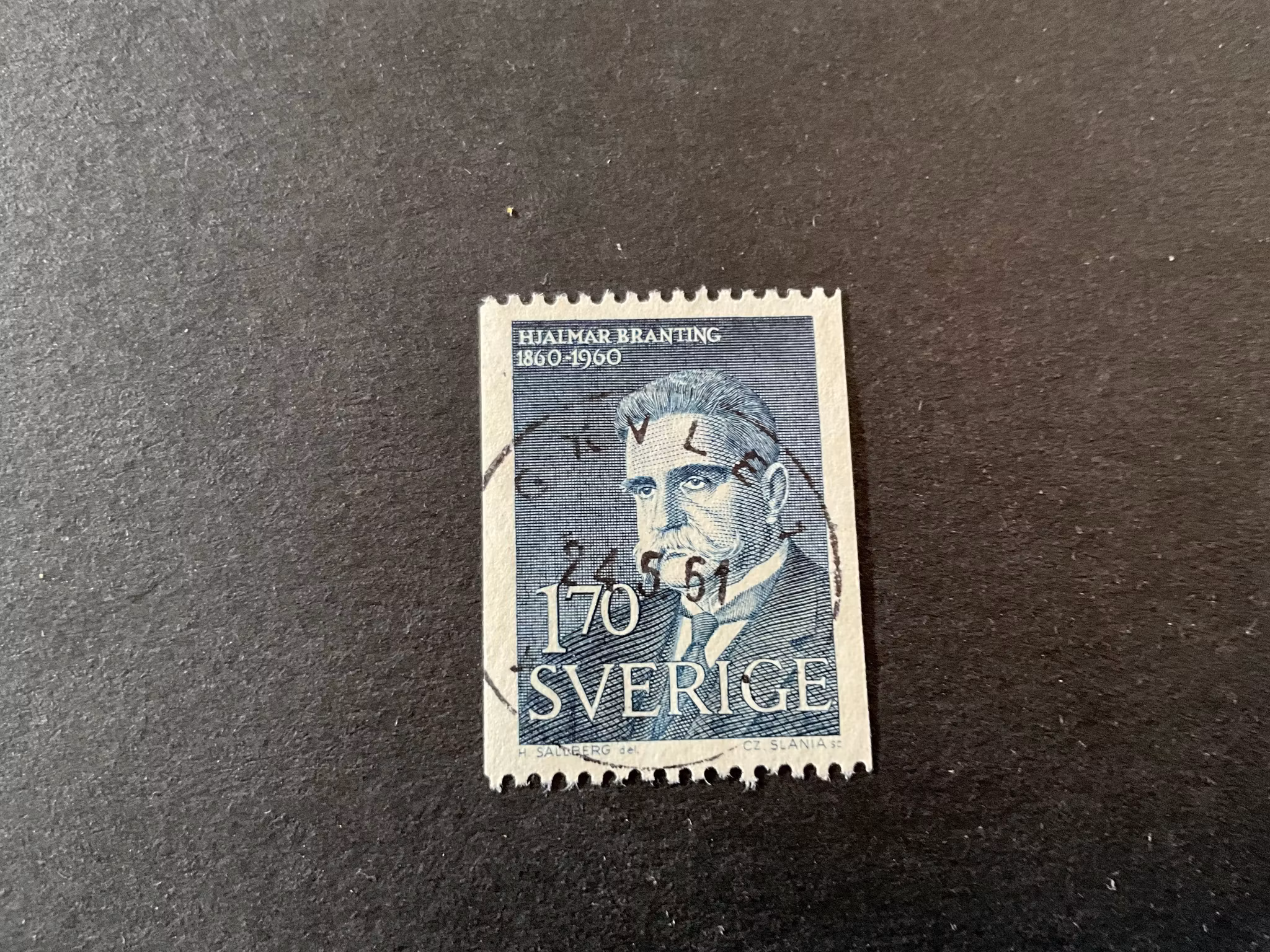 Branting facit 520 praktstämplat GÄVLE 1